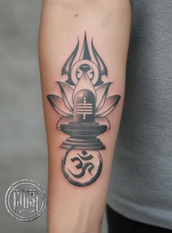 Shivling religious tattoo West Delhi